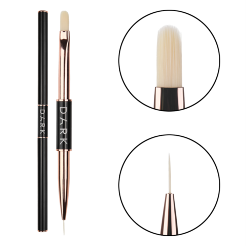 Пензлик двосторонній Dark 10 мм + 12 мм 