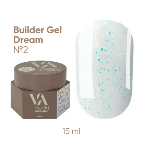 Гель моделирующий Valeri Builder Gel Dream (New collection) №02 15 мл