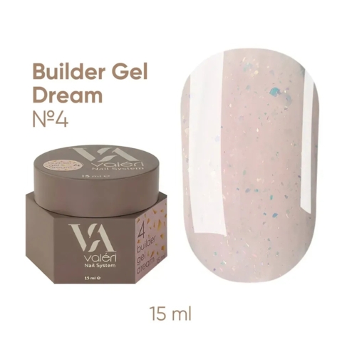 Гель моделирующий Valeri Builder Gel Dream (New collection) №04 15 мл