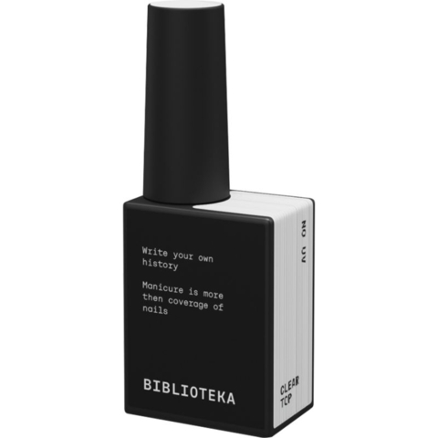 Топ Biblioteka Clear Top UV без липкого шару 10 мл