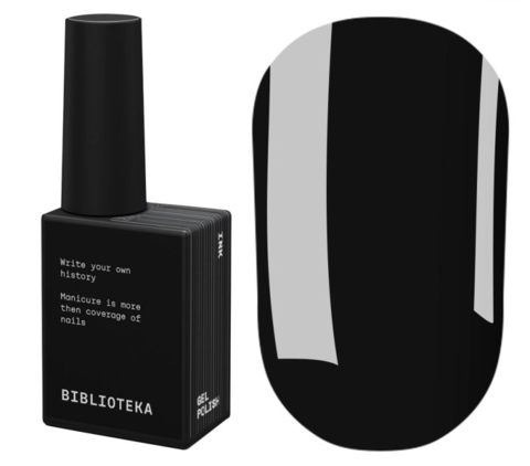Гель-лак Biblioteka Basis №01 Ink Черный 10 мл