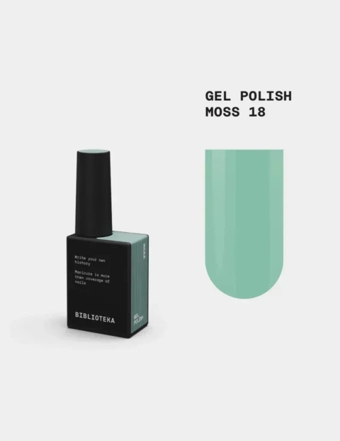 Гель-лак Biblioteka Warm Layers №18 Moss Мох 10 мл