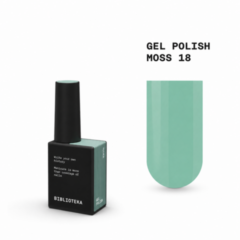 Гель-лак Biblioteka Warm Layers №18 Moss Мох 10 мл