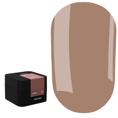 Гель моделюючий Biblioteka Builder Gel №14 Walnut Горіх 30 мл