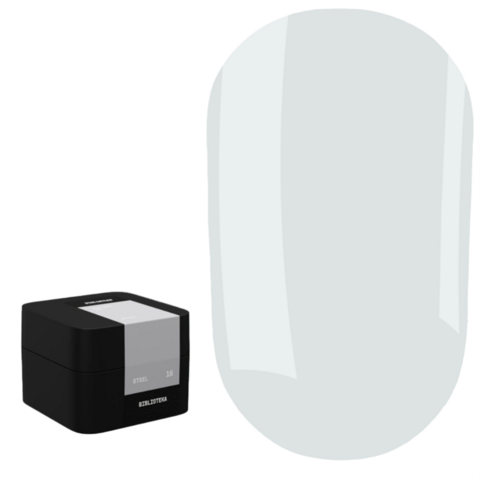 Гель моделюючий Biblioteka Builder Gel №16 Steel Сталь 30 мл