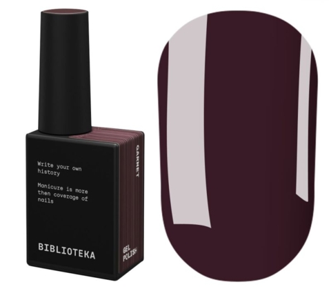 Гель-лак Biblioteka Basis №07 Garnet Бордовый 10 мл