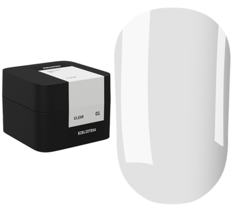 Гель моделирующий Biblioteka Builder Gel №01 Clear Прозрачный 30 мл