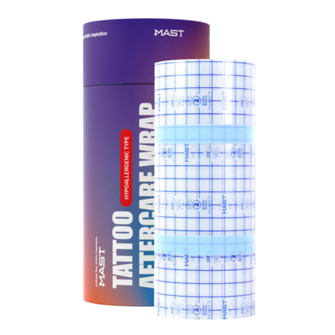Плівка для загоєння тату Mast Tattoo Aftercare Wrap WS 026 Hypoallergenic 0.125 мм (20 см х 10 м)