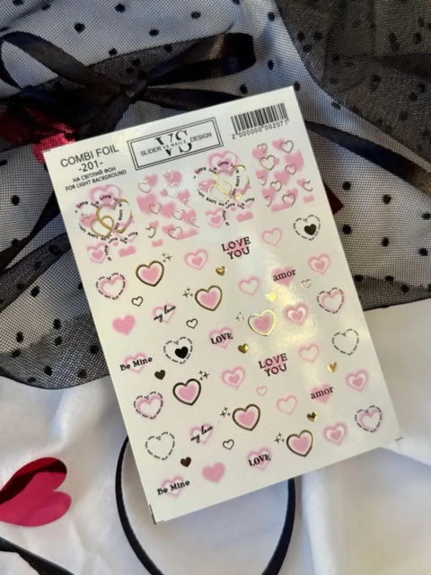 Слайдер для ногтей VS Nails Combi foil №201