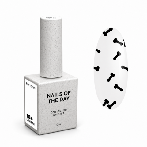 Top Nails Of The Day Fun №02 Черный 10 мл