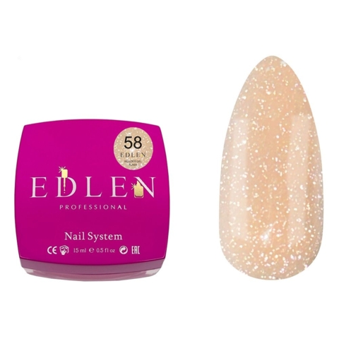 Гель моделюючий Edlen Builder gel Flash №58 15 мл