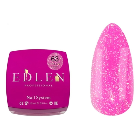 Гель моделюючий Edlen Builder gel Flash №63 15 мл