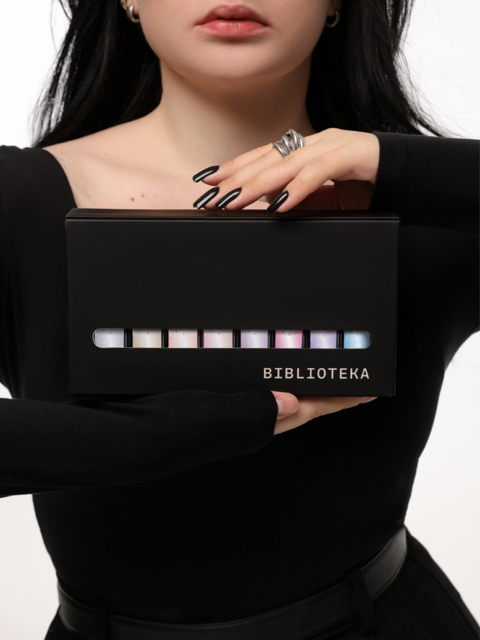 Набір гель-лаків Biblioteka Cat Eye Gel Polish Set Drops №17-24