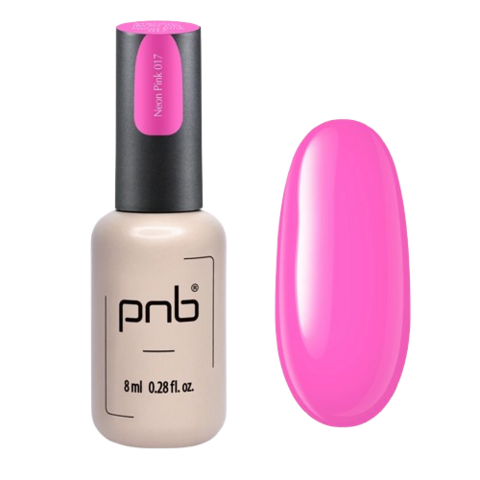 Гель моделюючий PNB Strong Iron Gel №017 Neon Pink 8 мл