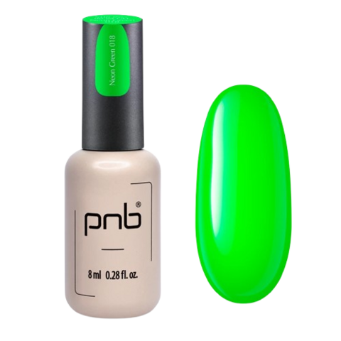 Гель моделюючий PNB Strong Iron Gel №018 Neon Green 8 мл