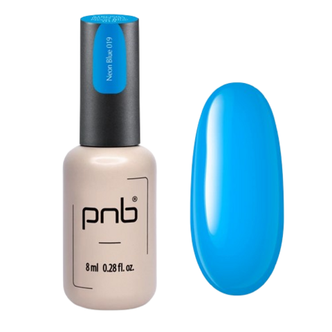 Гель моделюючий PNB Strong Iron Gel №019 Neon Blue 8 мл