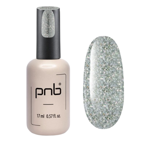 Гель моделюючий PNB Strong Iron Gel №029 Silver Galaxy 17 мл