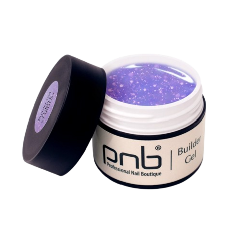 Гель моделирующий PNB Builder Gel Purple Stardust 15 мл