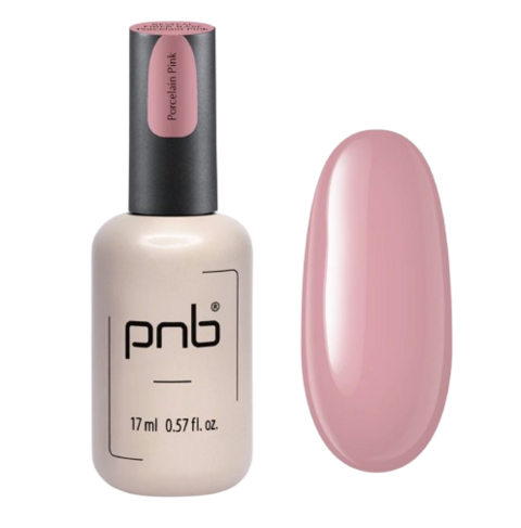 База відновлююча з нейлоновими волокнами PNB Revital Fiber Base Porcelain Pink Hema Free 17 мл