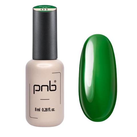 Гель-лак вітражний PNB Gel Polish illusion 2.0 №1 8 мл