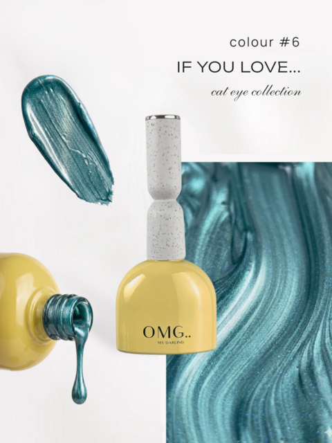 Гель-лак OMG.. My Darling If You Love Cat Eye №6 10 мл