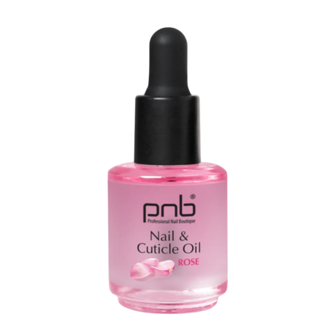 Масло для ухода за ногтями и кутикулой PNB Nail&Cuticle Oil Rose 15 мл роза