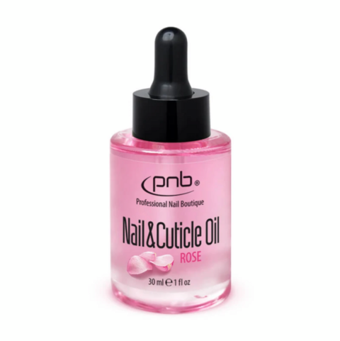 Масло для ухода за ногтями и кутикулой PNB Nail&Cuticle Oil Rose 30 мл роза