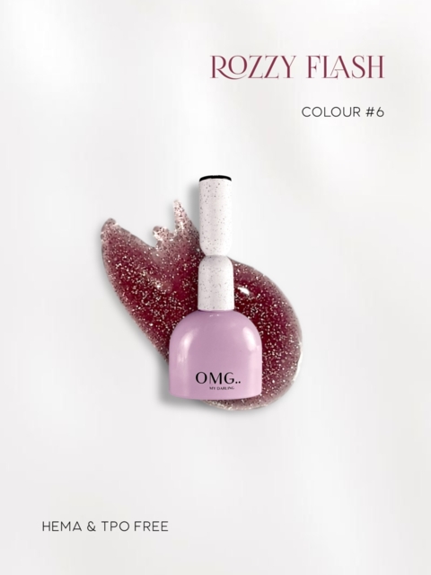 Гель-лак OMG..My Darling Rozzy Flash №6 10 мл
