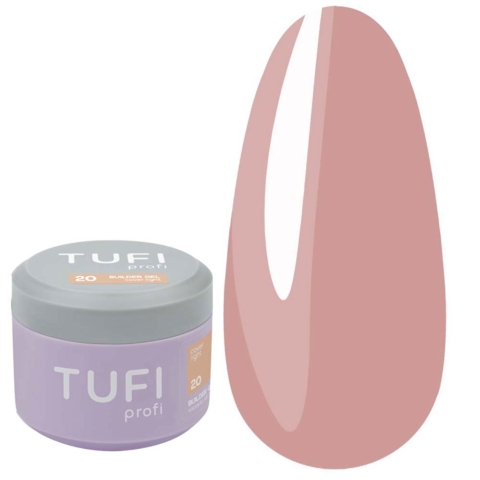 Гель для нарощування TUFI profi Builder Gel №20 Cover Light 30 мл