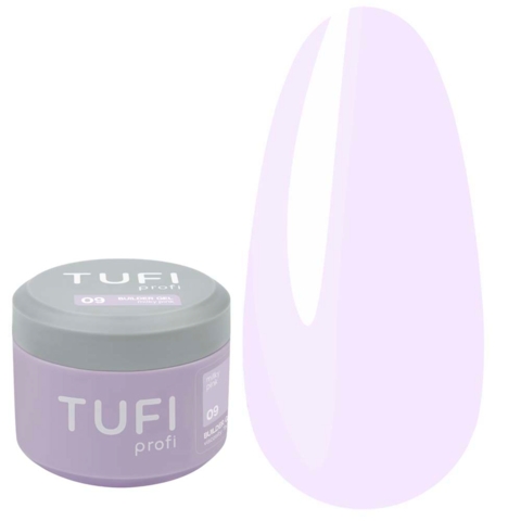 Гель для наращивания TUFI profi Builder Gel №09 Milky Pink 30 мл