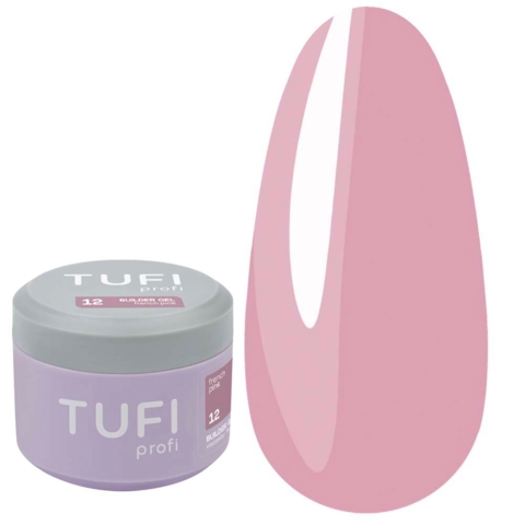 Гель для наращивания TUFI profi Builder Gel №12 French Pink 50 мл