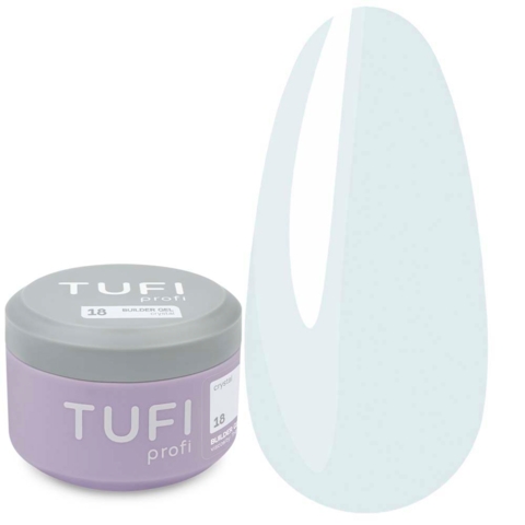 Гель для наращивания TUFI profi Builder Gel №18 Crystal 50 мл