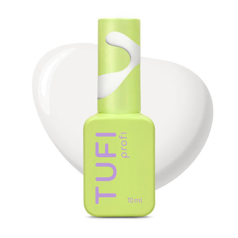 Гель-лак TUFI profi PANTONE №13 Cloud Dancer молочно-серый 10 мл