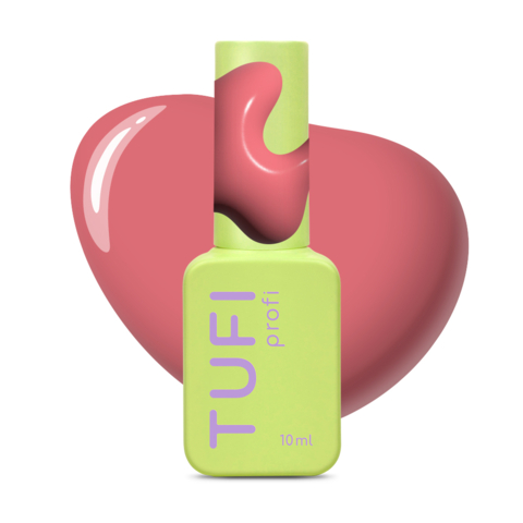Гель-лак TUFI profi PANTONE №14 Tea Rose пудро-розовый 10 мл