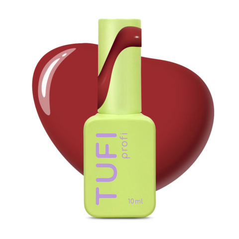 Гель-лак TUFI profi PANTONE 20 Lava Falls красно-коричневый 10 мл