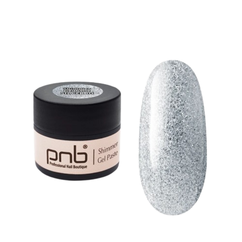 Гель-паста PNB Gel Paste Shimmer №01 Silver 5 мл