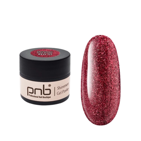 Гель-паста PNB Gel Paste Shimmer №05 Red 5 мл