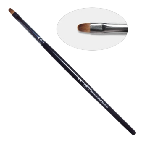 Кисточка для геля PNB 6G Gel Brush oval 4-s овальная 8 мм