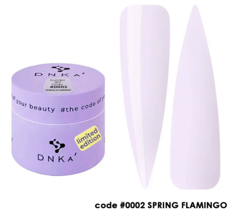 Гель моделирующий DNKa Spring Flamingo №0002 15 мл