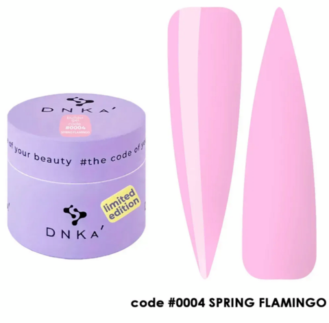 Гель моделирующий DNKa Spring Flamingo №0004 15 мл