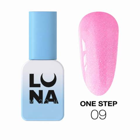 Гель-лак однофазный для педикюра Luna One step №09 8 мл