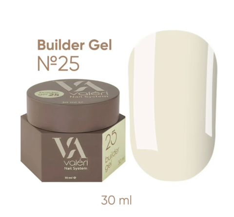 Гель моделирующий Valeri Builder Gel (new collection) №25 30 мл