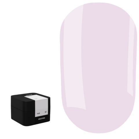 Гель моделирующий Biblioteka Builder Gel №10 Fair Светлый, чистый15 мл