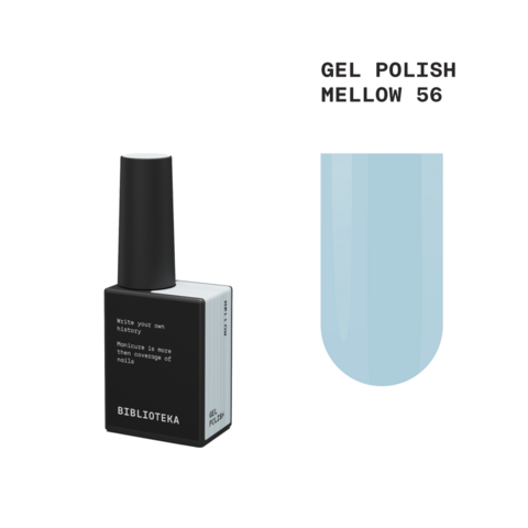 Гель-лак Biblioteka №56 Mellow Небесно-голубой 10 мл