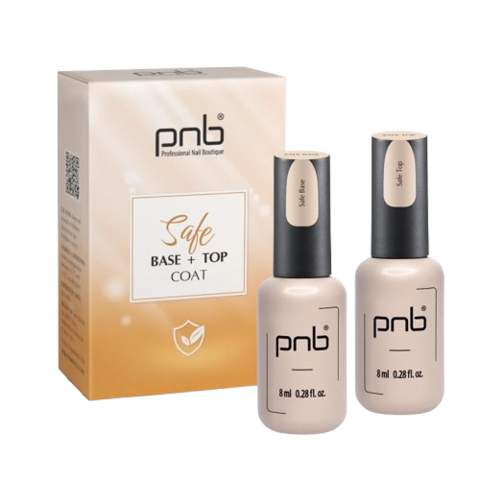 Набор безопасных покрытий PNB Safe Base + Top Coat Set 2 шт по 8 мл