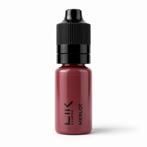 Пигмент Lik Lips mineral MERLOT для перманентного макияжа, 5мл