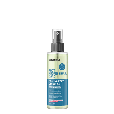 Спрей для ног освежающий Mr.Scrubber Foot Professional Care с маслом мяты и ментолом 100 мл