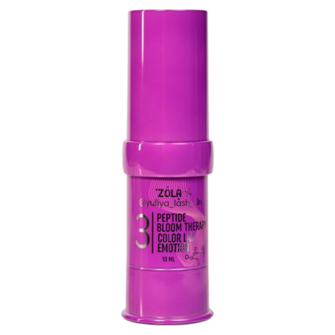Склад для ламінування Zola x Yuliya Lash Vin Color Lab Emotion №03 Peptide Bloom Therapy 10 мл