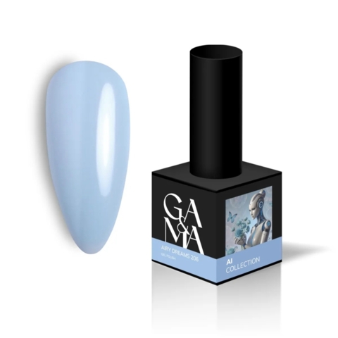 Гель-лак GA&MA Al collection №206 Airy Dreams 10 мл 