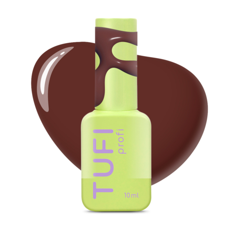 Гель-лак TUFI profi Coffeeline №43 Ganache тепло-коричневий 10 мл